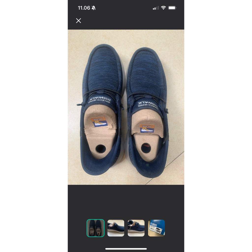 preloved sepatu skechers go walk 7 easy on