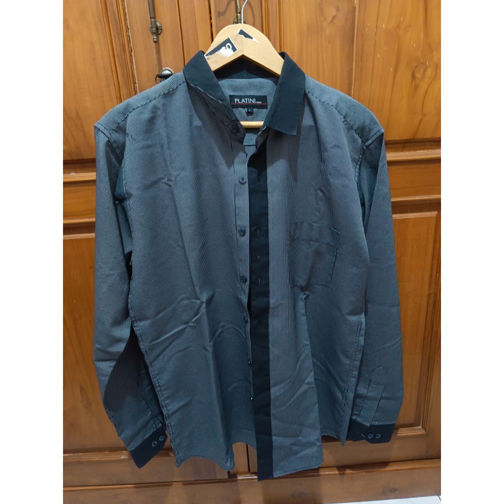 Kemeja Pria Platini Lengan Panjang