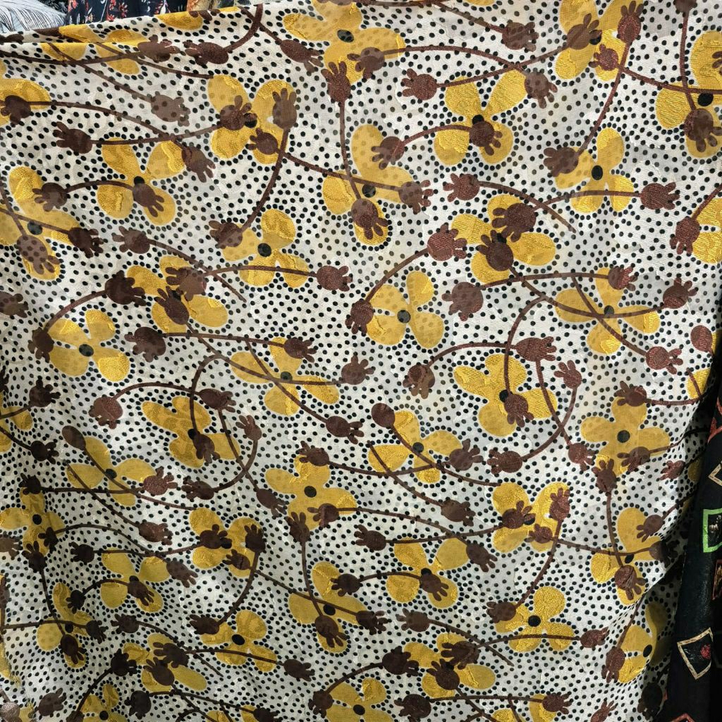 KAIN SIFON URAGIRI PREMIUM MOTIF BUNGA  - KAIN SIFON RUBIAH PREMIUM MOTIF BUNGA - KAIN SIFON MOTIF B