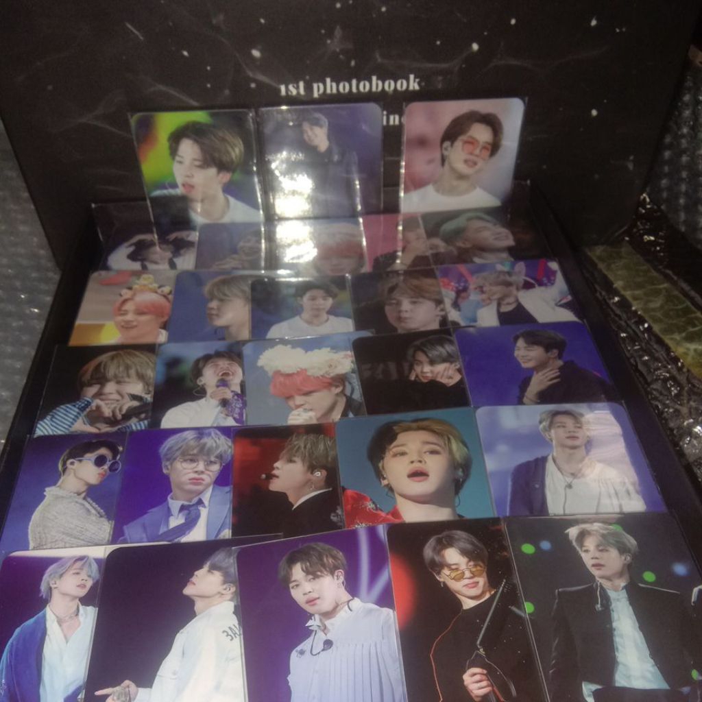 (PHOTOCARD LINK) NEVERMIND photobook from PIECE OF MIND fansite jimin original korea