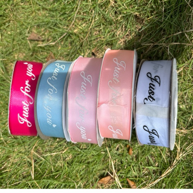 

Pita Just For You 1 Roll Pita Satin 2,5cm Pita Buket Kado