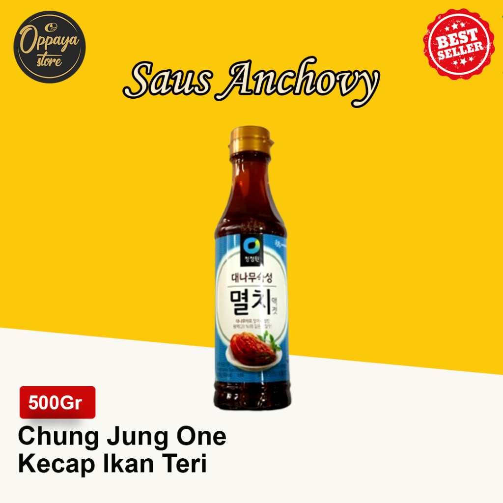 

Chungjungone Anchovy Sauce Kecap Ikan Korea 500Gr 멸치액젓 Ikan Teri