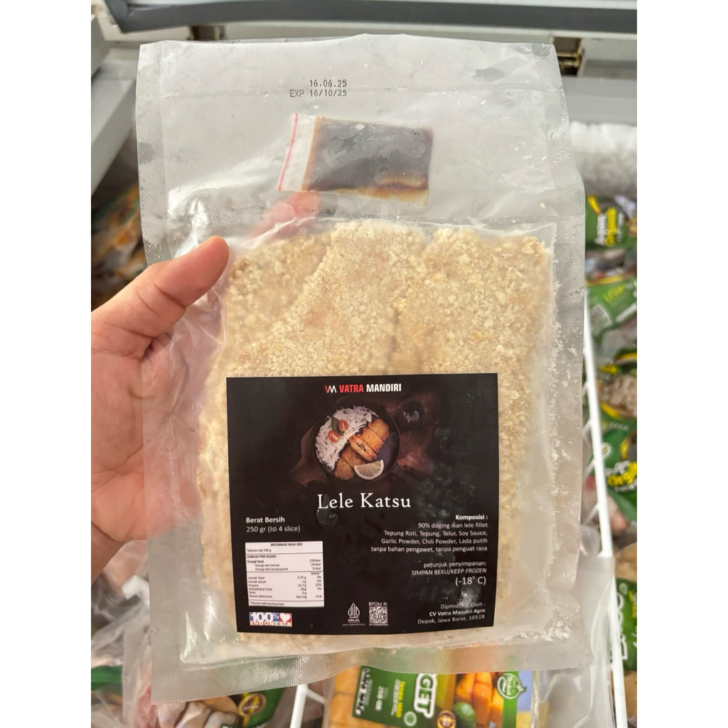 

Lele katsu isi 4 pcs dengan saos