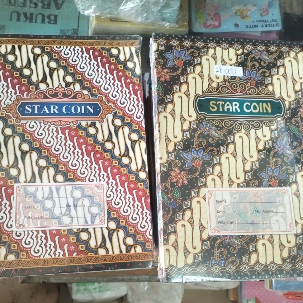 

Buku Star Coin Isi 30 Batik