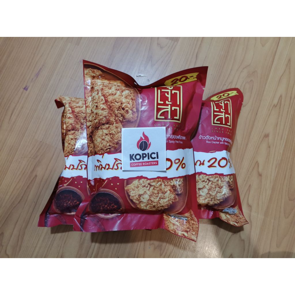 

CHAO SUA Crispy Rice Cracker NON HALAL. 2 varian rasa.