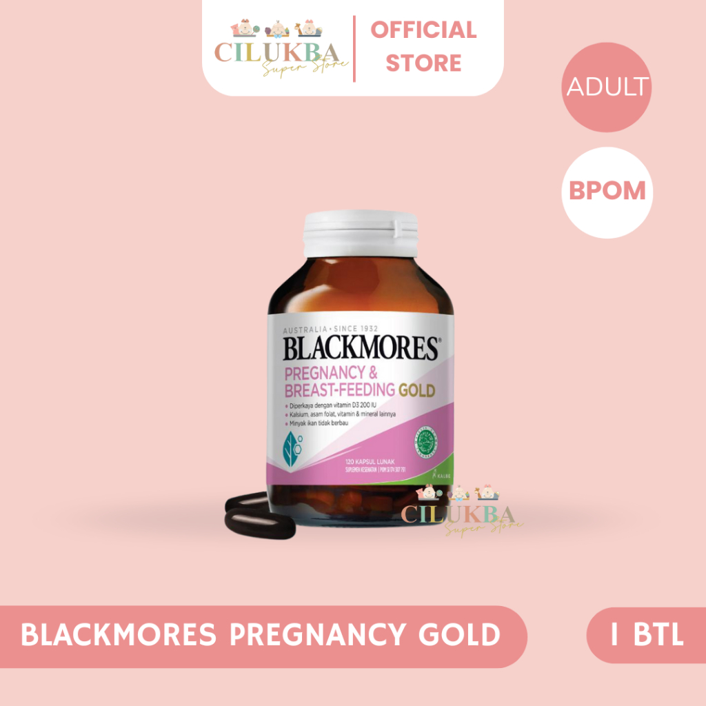 BLACKMORES PREGNANCY & BREAST FEEDING GOLD | VITAMIN IBU HAMIL & MENYUSUI | ASI BOOSTER | PELANCAR A