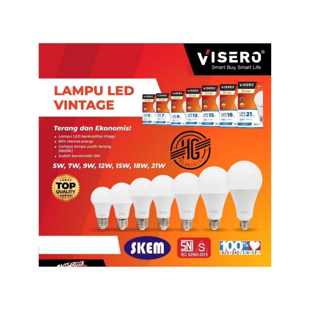 Lampu Murah Led Visero Vintage