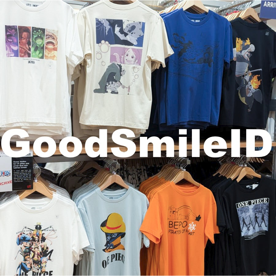 NEW UT x ONE PIECE : EGGHEAD T-Shirt Lengan Pendek Pria Kaos Archive OP JASTIP UNIQLO