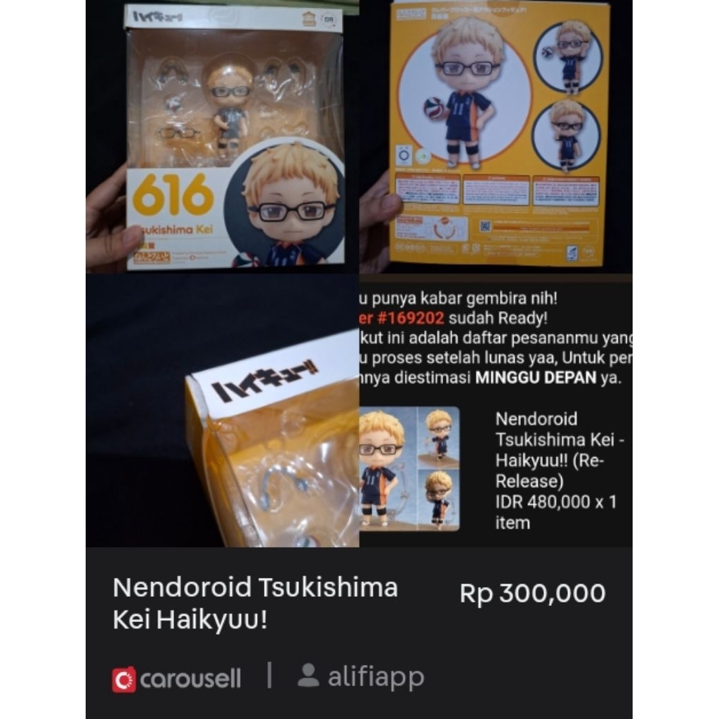 Nendoroid Tsukishima Kei Haikyuu