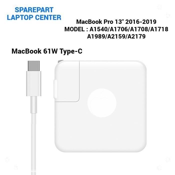 Adapter 61W MacBok USB-C(Type-c) Laptop Charger Macbok Air A2337 Macbok Pro A2338 A1706 A1708 M1 M2 