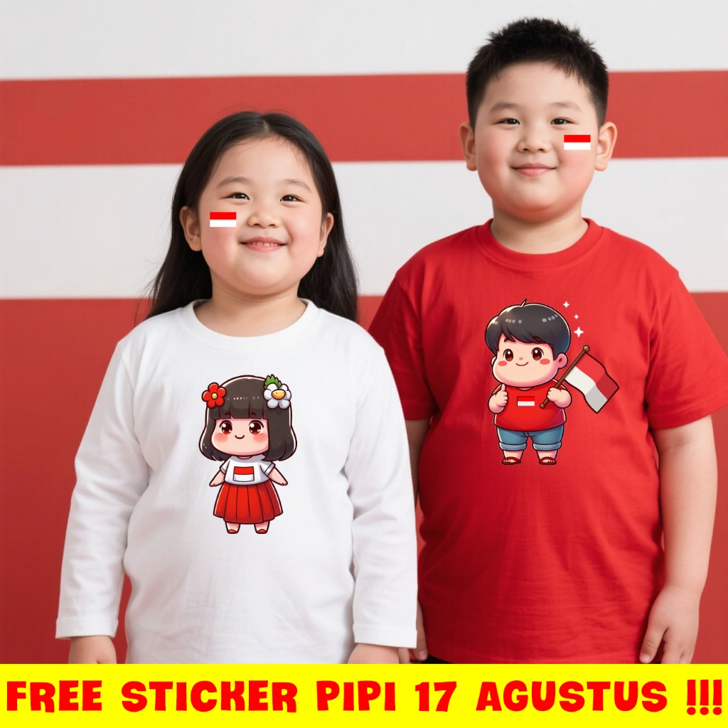 SAYES - KAOS ANAK 17 AGUSTUS KAOS 17 AGUSTUS ANAK KAOS KEMERDEKAAN RI