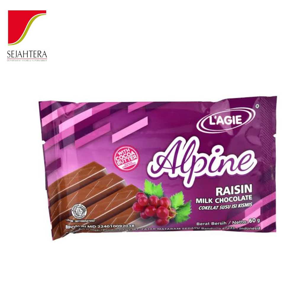 

L'AGIE ALPINE RAISIN 60gr BKS