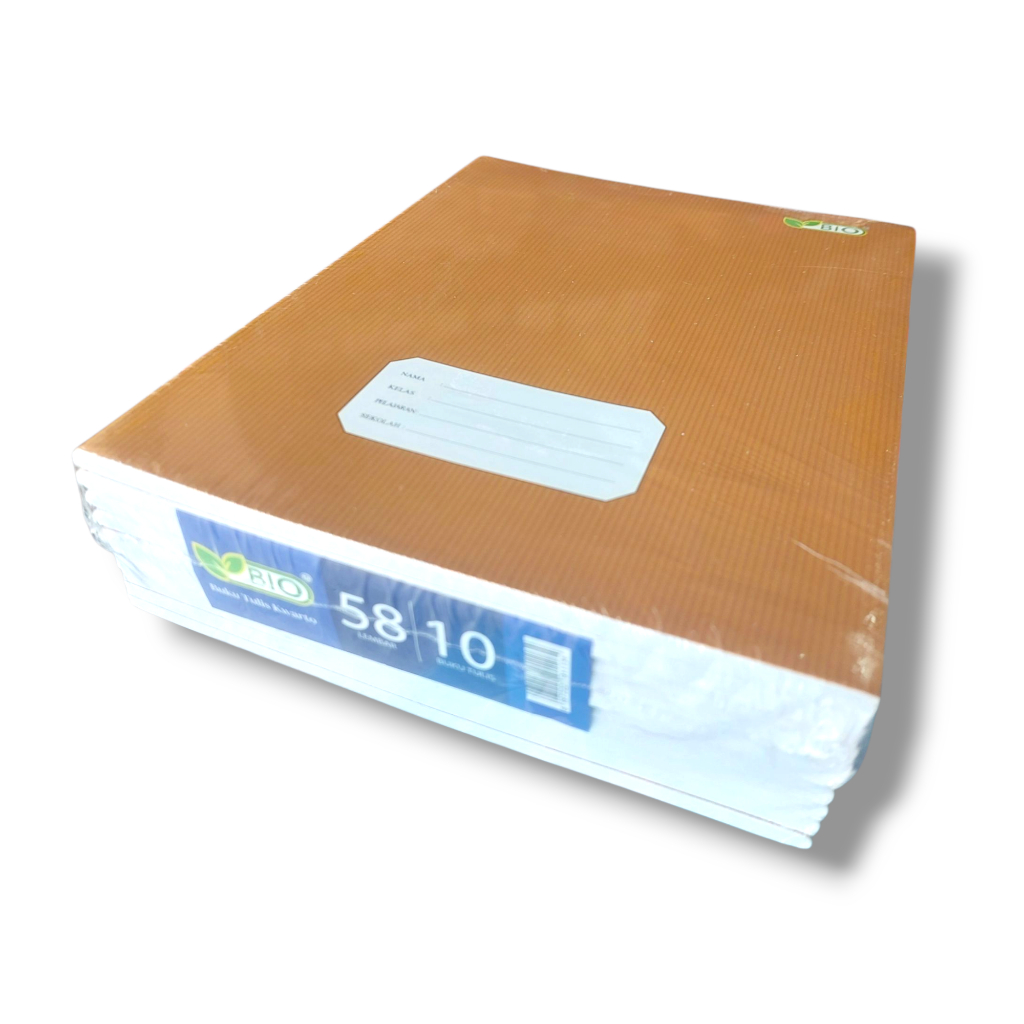 

buku tulis isi 58 lembar 10 Buku Tulis Sampul Coklat ukuran Kwarto