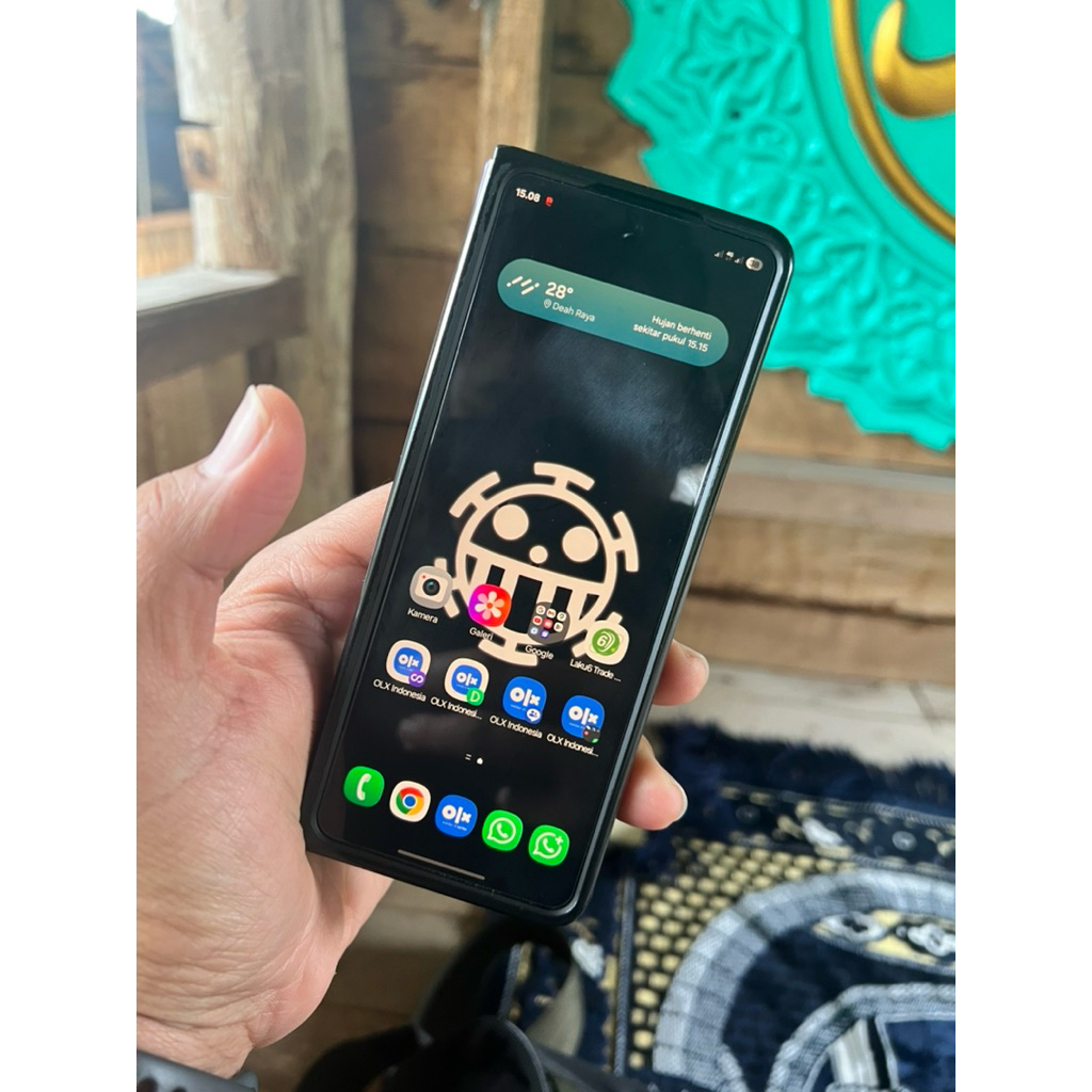 samsung z fold 4 12/256GB minus lcd dalam fullset