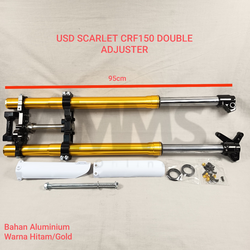 UPSIDE DOWN SCARLET CRF150 DOUBLE ADJUSTER