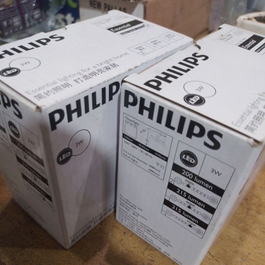 LAMPU DOWNLIGHT PHILIPS 3WATT