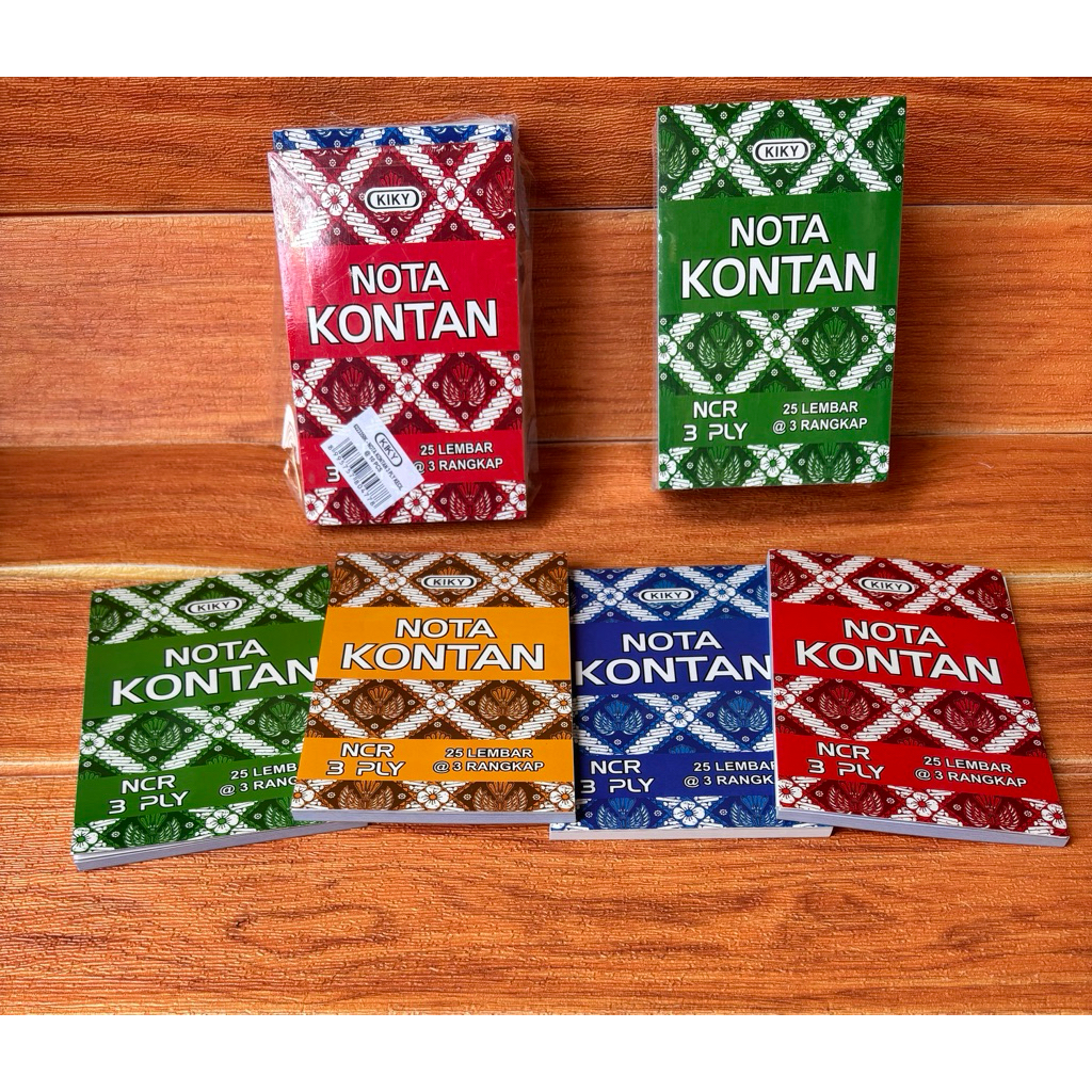 

NOTA KONTAN KIKY 3 RANGKAP KECIL/ copyan putih merah kuning