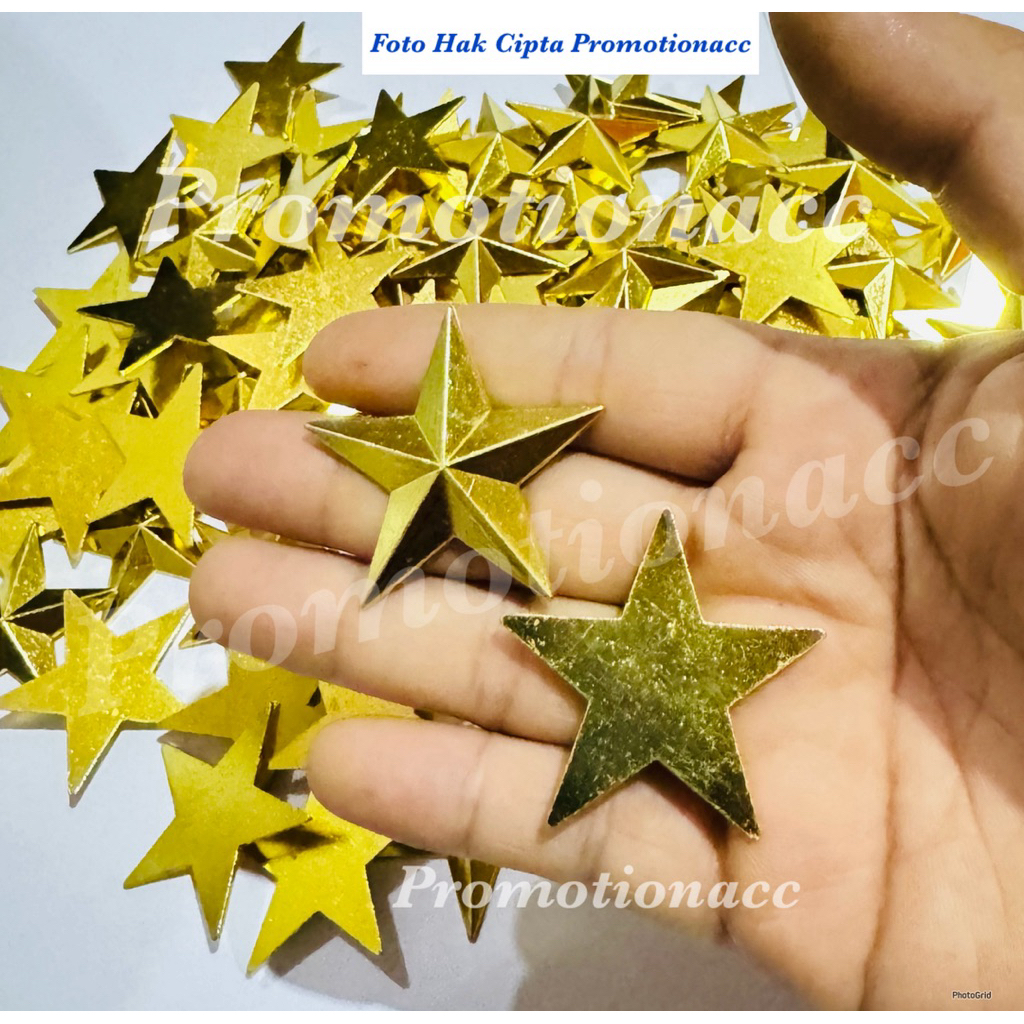 Pin Bintang 4cm Polos Logam Tebal PREMIUM Satuan #pin#bros#bross#aksesoris#souvenir#bintang