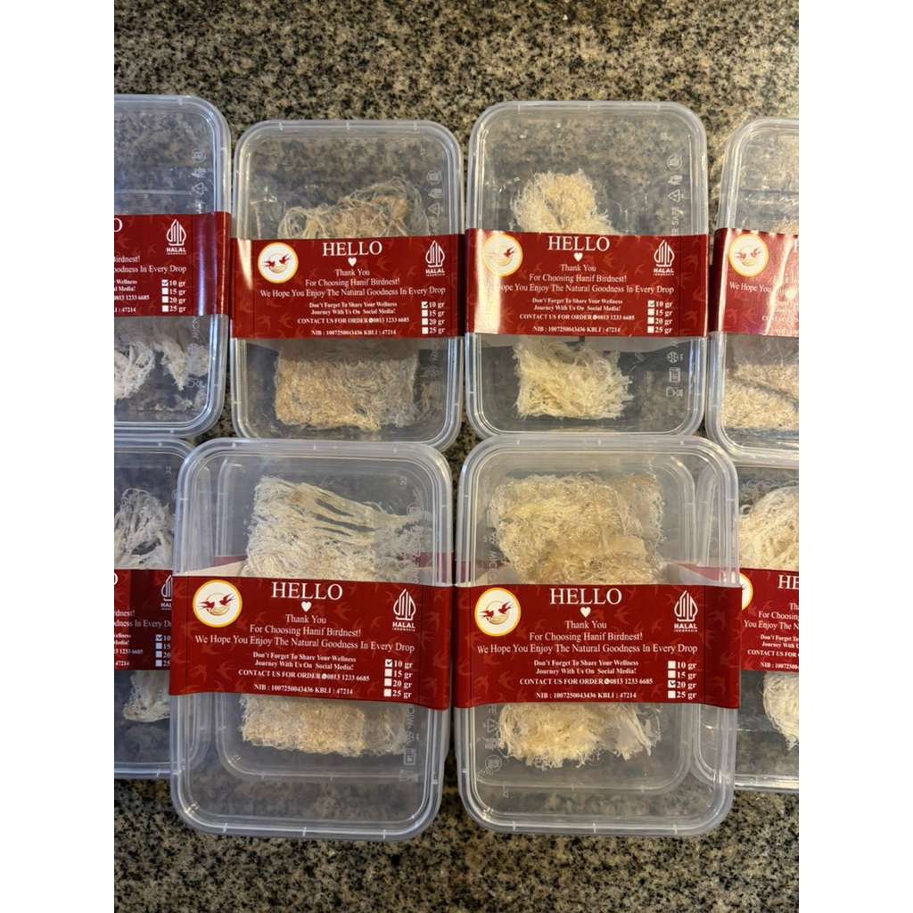 

BIRDNEST - Sarang Burung Walet asli alami 10gr
