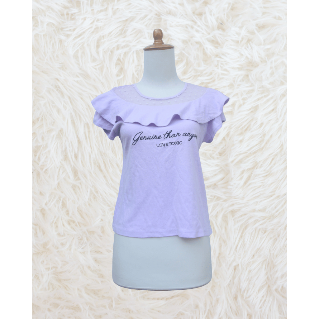 Love Toxic Purple Blouse