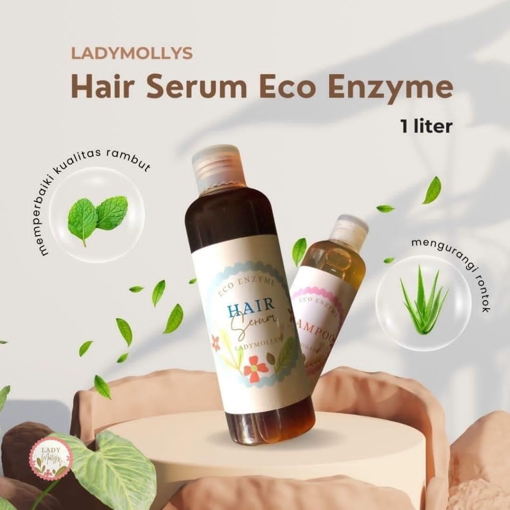 SERUM PERAWATAN RAMBUT ECO ENZYME 1L 100% ALAMI