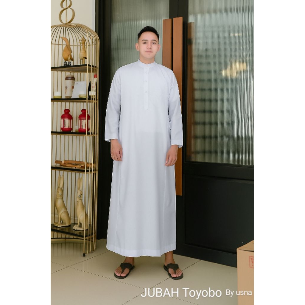 JUBAH Toyobo By usna Gamis Laki-Laki Mewah Simpel