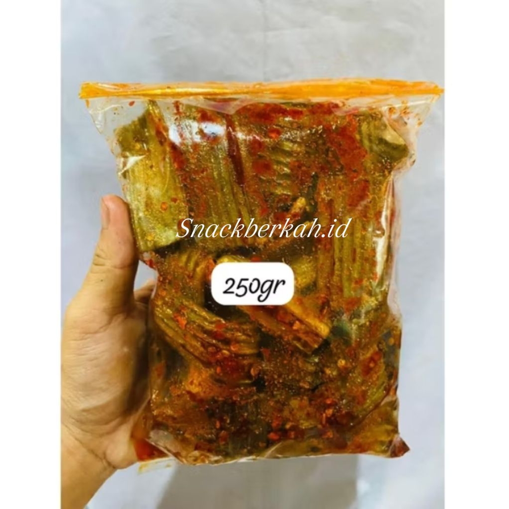 

Seblak kering kerupuk asbes/kerupuk jengkol pedas daun jeruk kemasan 250gr-500gr. Cemilan pedas, Snack viral, Cemilan renyah.