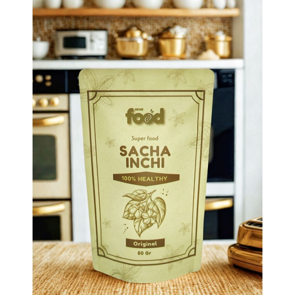 

Geniefood Kacang Sacha Inchi Panggang, Super Food Kacang Bintang Panggang non MSG