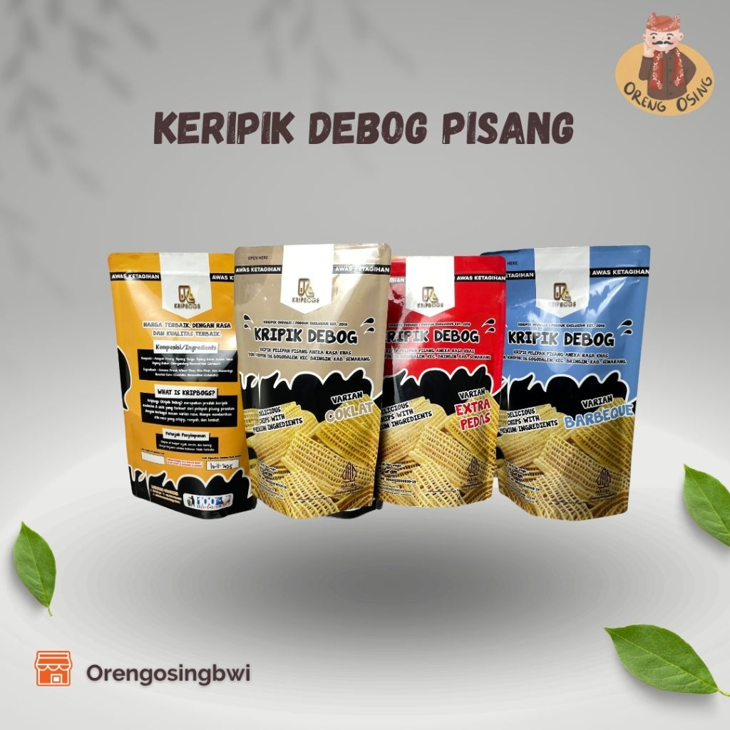

ORENG OSING | Keripik Debog Pisang 75gram