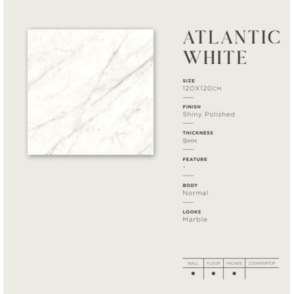 GRANIT QUADRA ATLANTIC WHITE 120X120