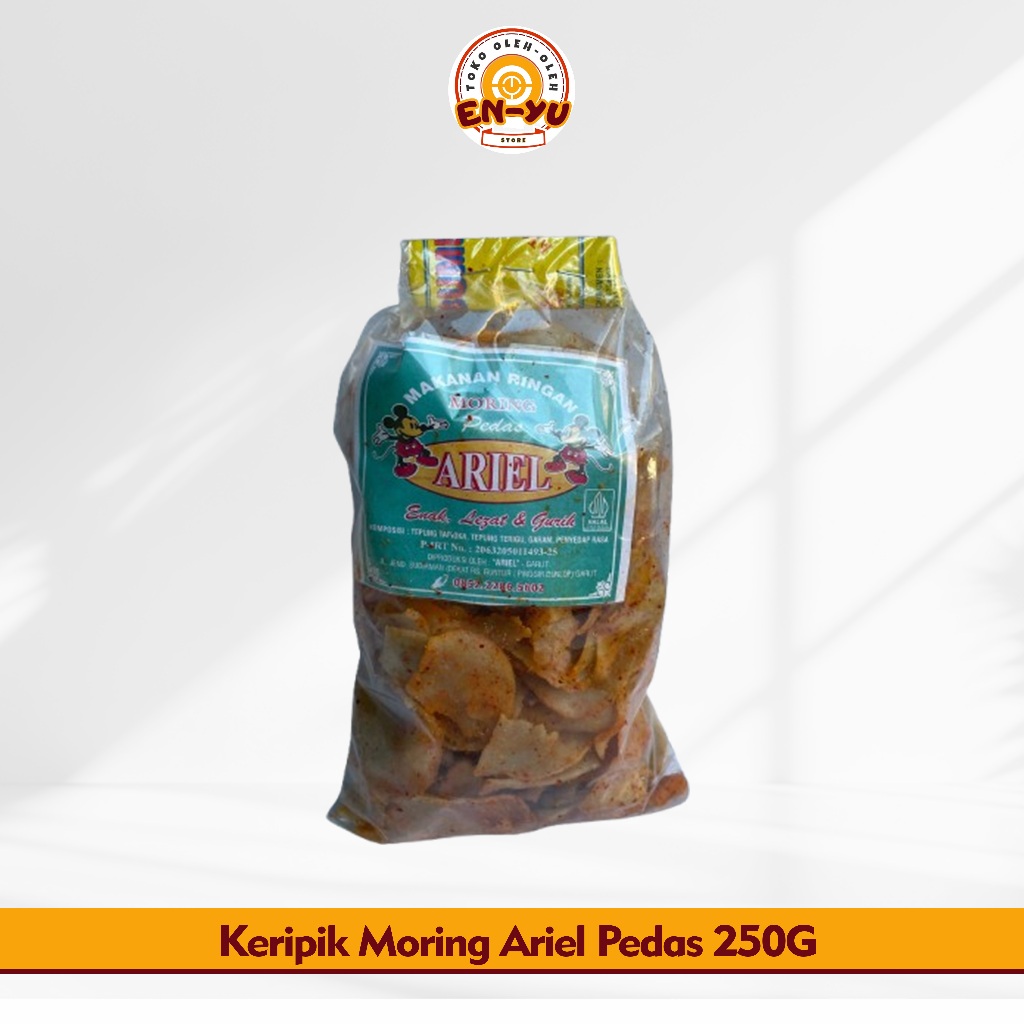 

MORING ARIEL KHAS GARUT / KERIPIK PEDAS 250G