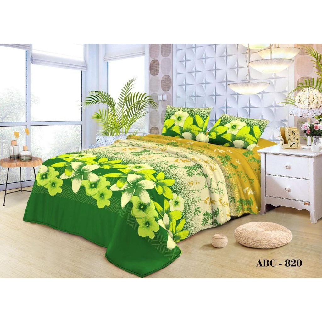 sprei karet keliling murah ukuran 90x200/200x200 tinggi 30