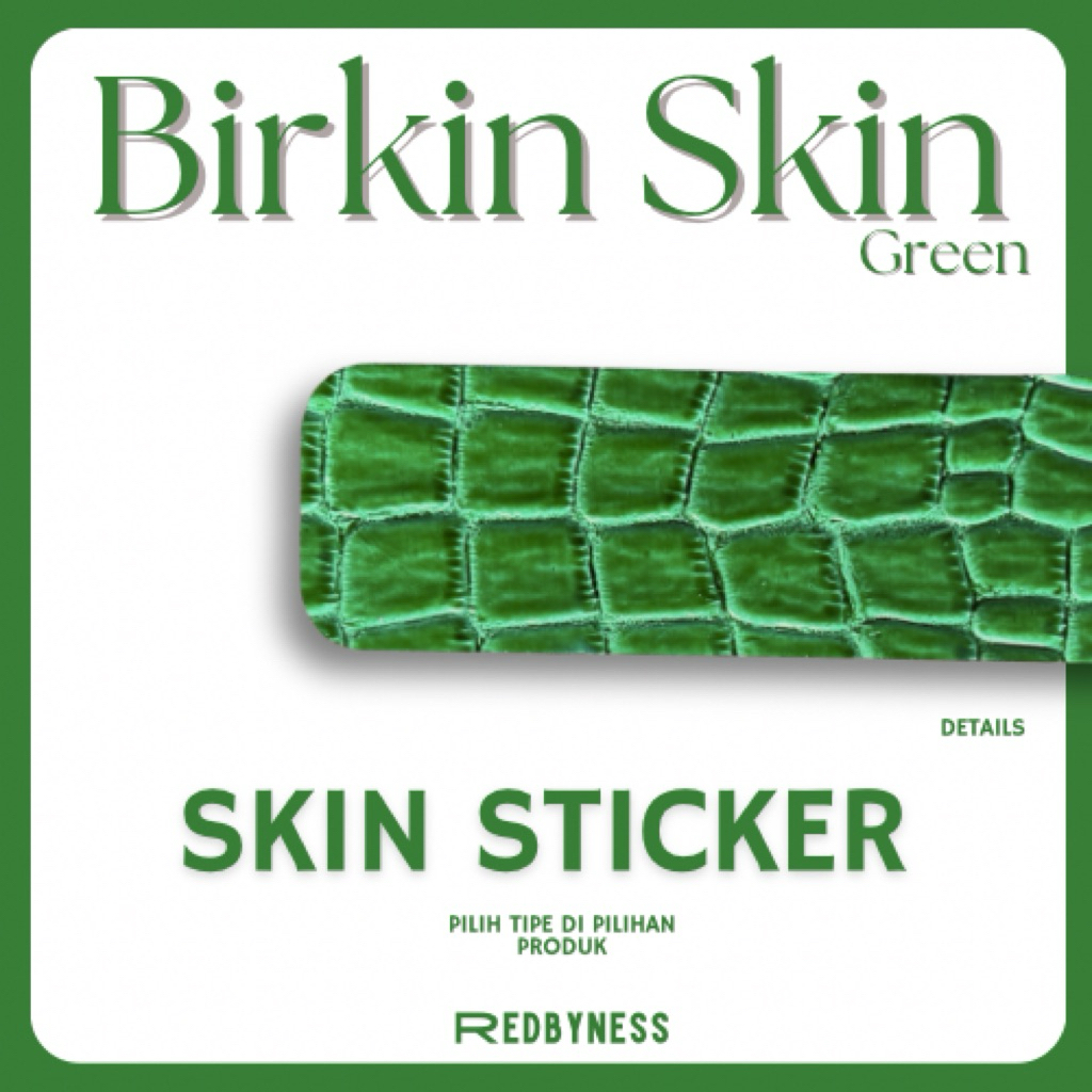 

REDBYNESS| Sticker Skin Brkn Green