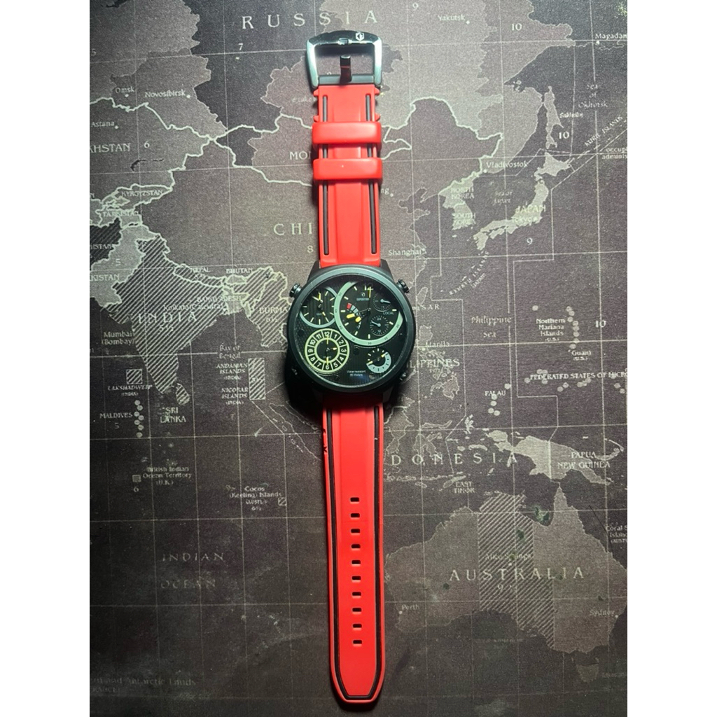 Jam tangan expedition red