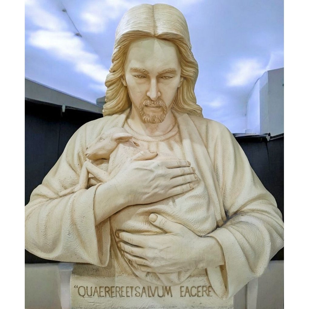 Patung Yesus Gembala Agung Fiberglass