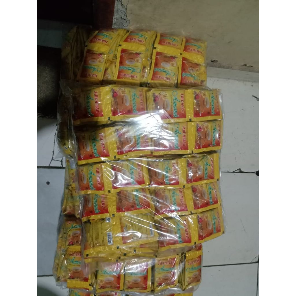 

Minuman Jahe merah Amanah 1 Bal / 20 renceng 12sachet/renceng