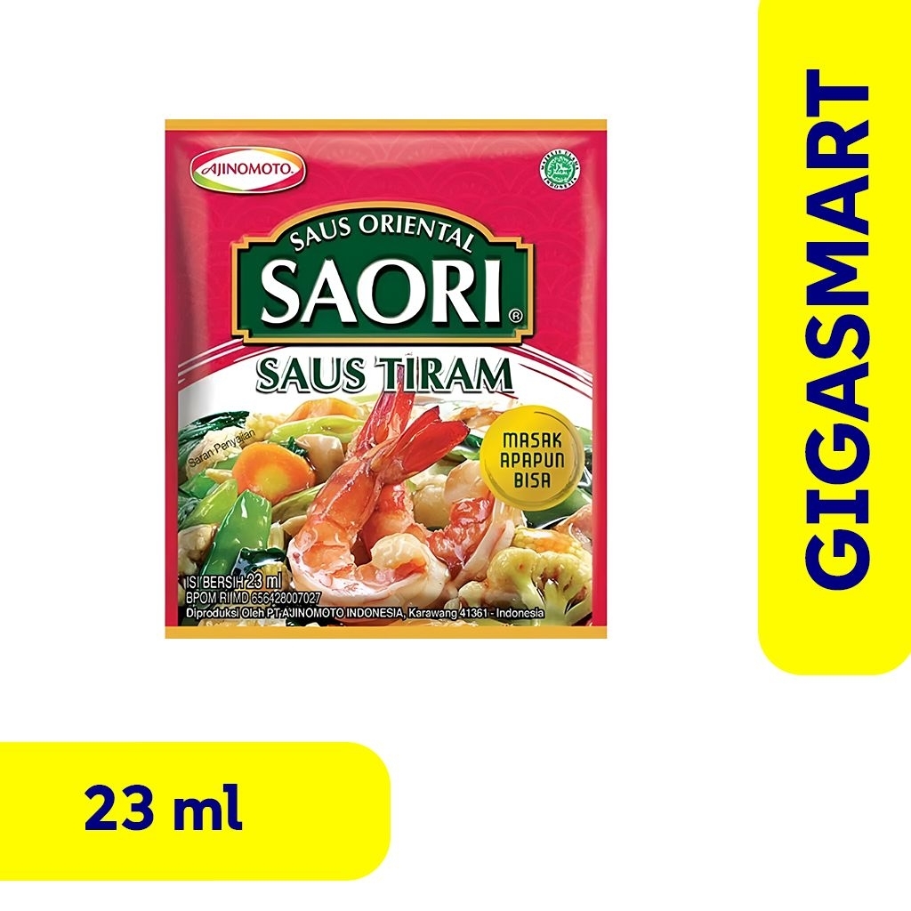 

Saori Saus Tiram Kemasan Sachet 23ml, 1 Pcs