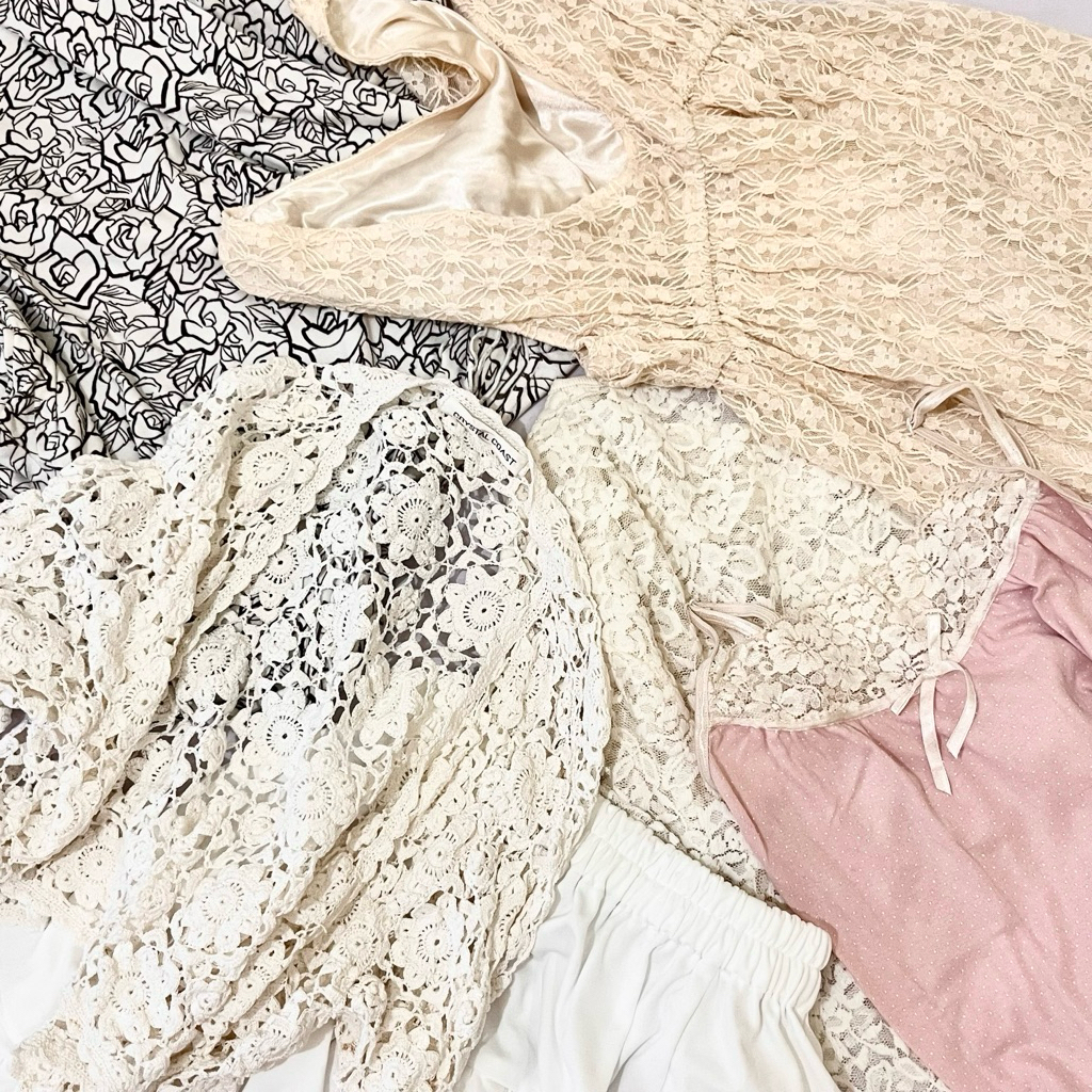 baju preloved thrift coquette