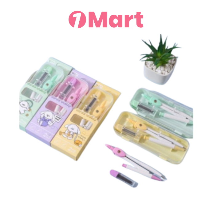 

1MART Set Jangka Lucu Karakter – Pastel Series