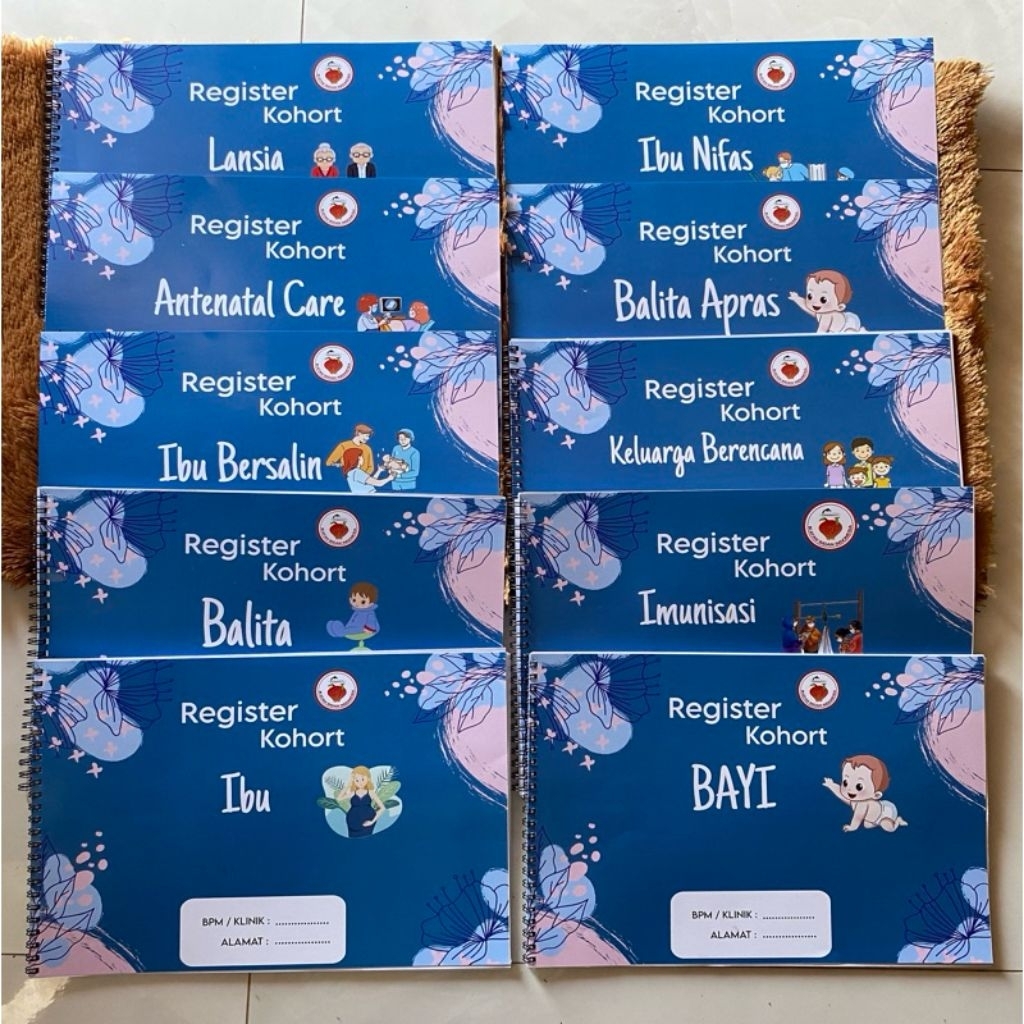Ready Stok Buku Kohort/Kohort Lansia/Kohort Ibu/Kohort ANC