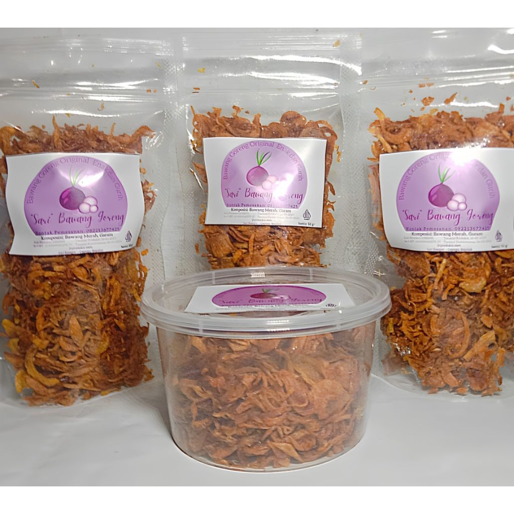

Bawang Goreng Original 200gr, 500gr, 750gr, 1kg