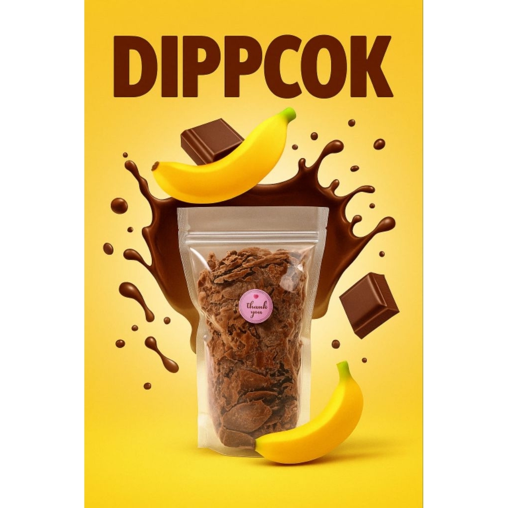 

(READY ASAHAN) Keripik pisang coklat lumer/Banana chips 150gram