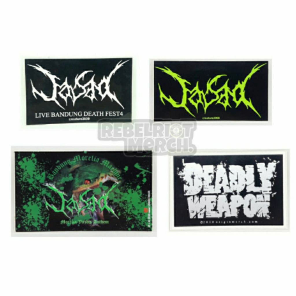 

Stickerpack Band Original (deadly weapon, jasad)