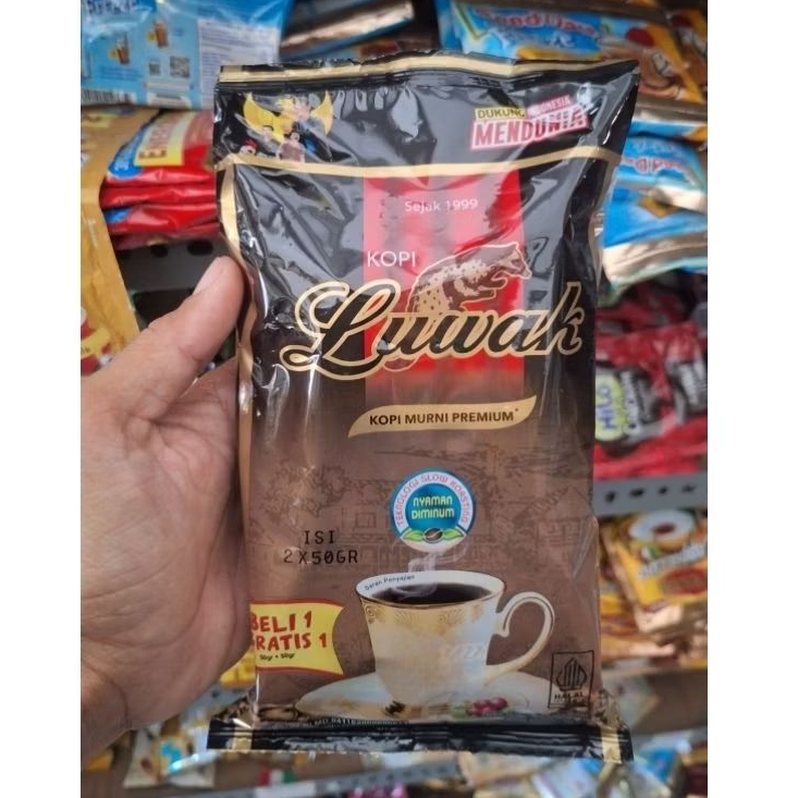 

Luwak Kopi Murni Premium 2 x 100 g
