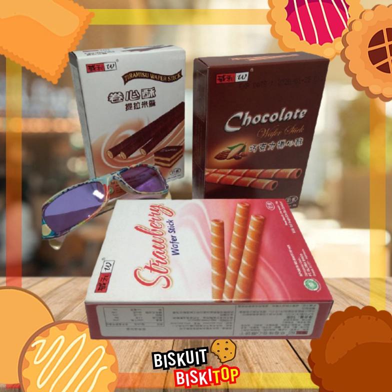 

Sale B BISKITOP WILLIE WAFER STICK 5g Rasa Coklat Kue Kering Cemilan Dewasa Anak Enak Renyah