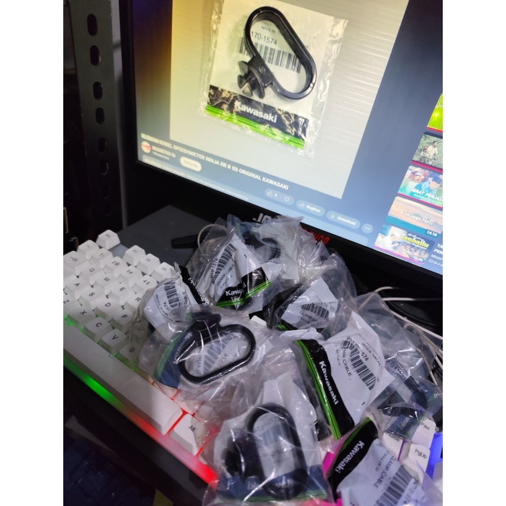 clem/kleman spedo meter ninja r ss rr new old original 92170-1574