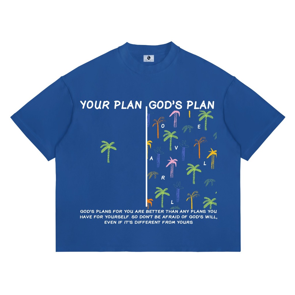 OverallDecking Boxy Cut T-Shirt cotton 20s Kaos Pria Your Plan Denim