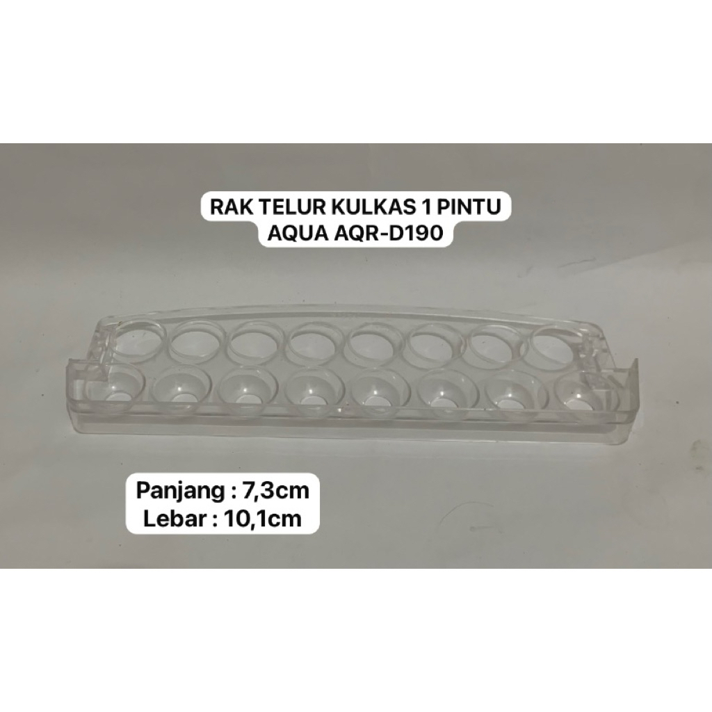 TERMURAH | RAK TELUR KULKAS AQUA 1 PINTU AQR-D190 SECOND ORIGINAL