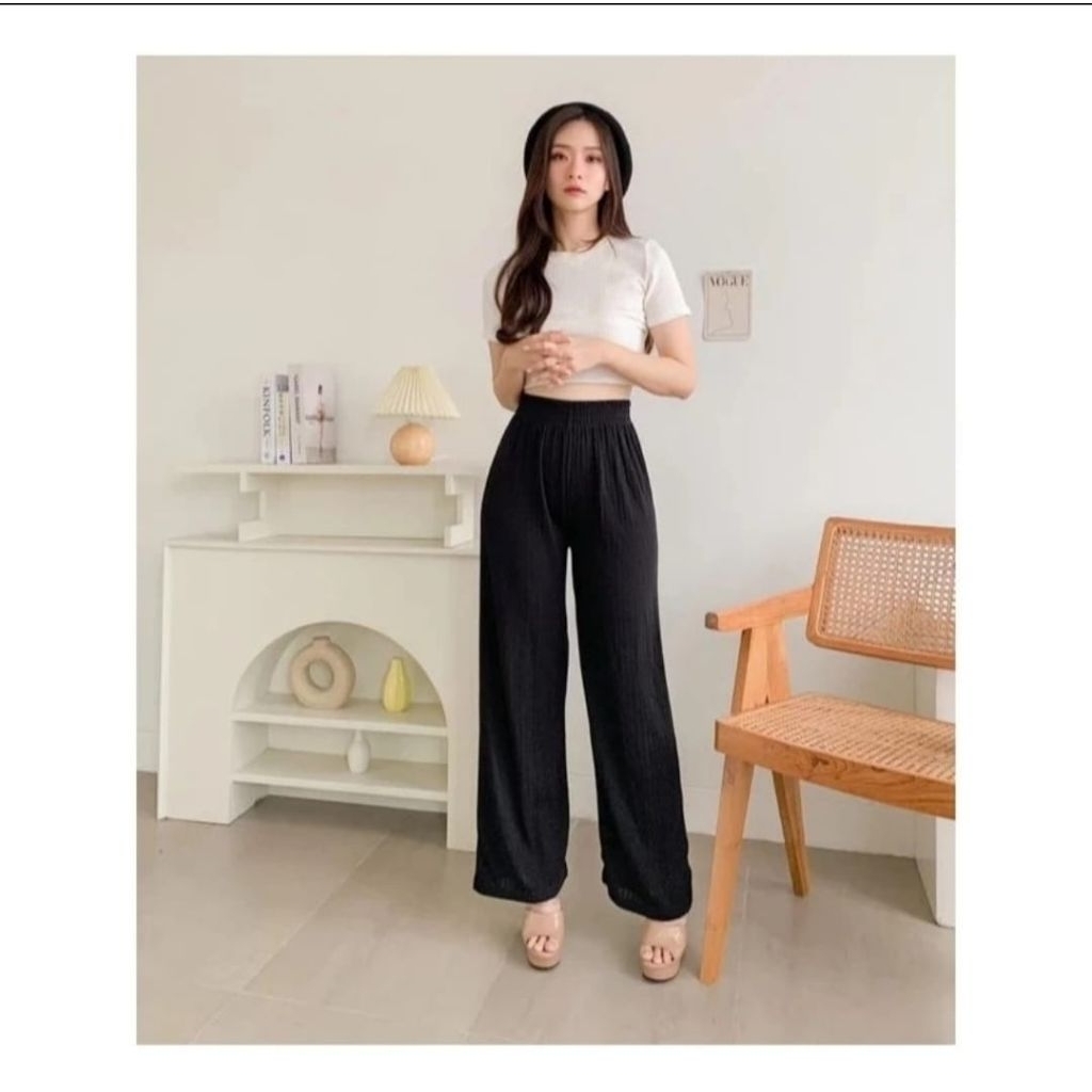 CELANA KULOT RAJUT PREMIUM JUMBO BIGSIZE/CELANA KULOT KNIT  POLOS WANITA/ CELANA WANITA POLOS RIB