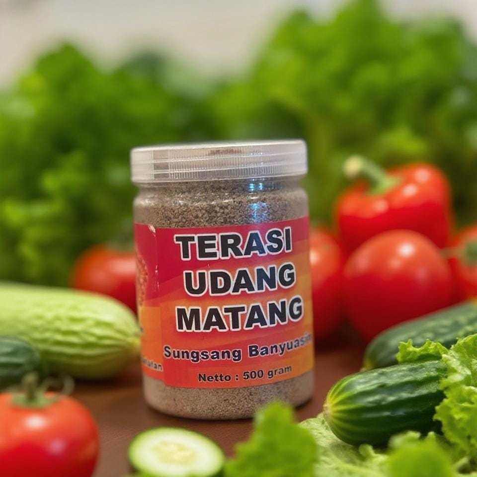 

Trasi Terasi udang Matang Ny Lien 100% udang asli